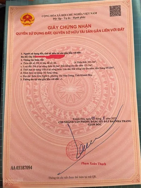 Lô đất đẹp hòn nghê 2, tây nha trang chỉ 14,5 triệu/m2