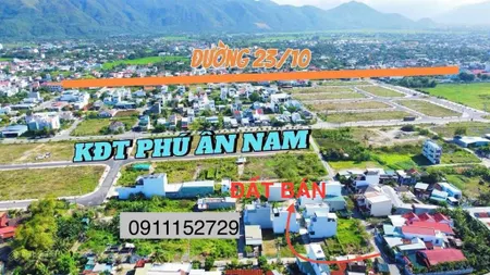 Đất đường chợ chiều gần kđt phú ân nam 2 khu dân cư đông điện nước tận nơi