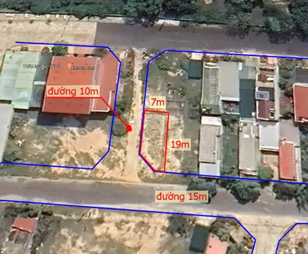 Chính chủ bán đất mỹ ca full thổ cư 7m x 19m lô góc 2 mặt đường 15m giá chỉ 4.79 tỷ
