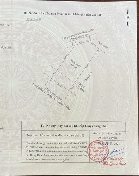 Bán lô đất rẻ nhất mặt đường lê hồng phong cạnh siêu thị ngũ phúc