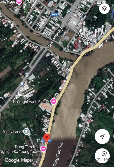 1500m2 mặt tiền Lộ Vòng Cung, thuộc Phường An Bình, Cần Thơ. ( cách chợ Mỹ Khánh 700m ).