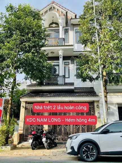 NHÀ TRỆT 2 LẦU HOÀN CÔNG 4PN - KDC NAM LONG ( NGAY CÔNG VIÊN, HẺM HÔNG 4M ).
( Đang có HĐ thuê 12 triệu/tháng ).