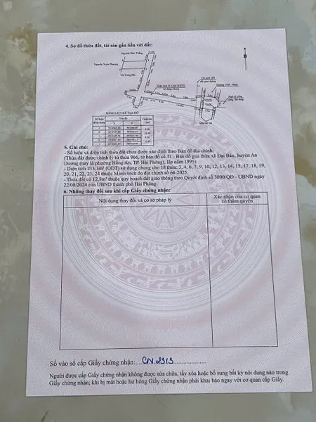 Bán đất 50.3m² ngang 4,3m giá 860 triệu Phường An Phong. liên hệ 0362558882