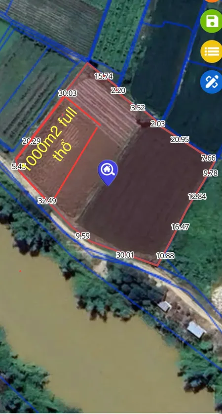 0763615365 Bán đất 1000m² giá 3.7 tỷ Xã Tân Định C506