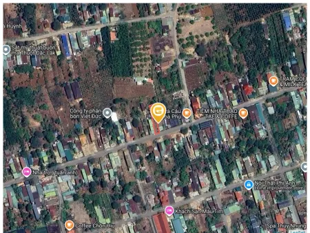 Bán đất 259.3m² ngang 6mx43m giá 1.5 tỷ Xã Hòa Phú