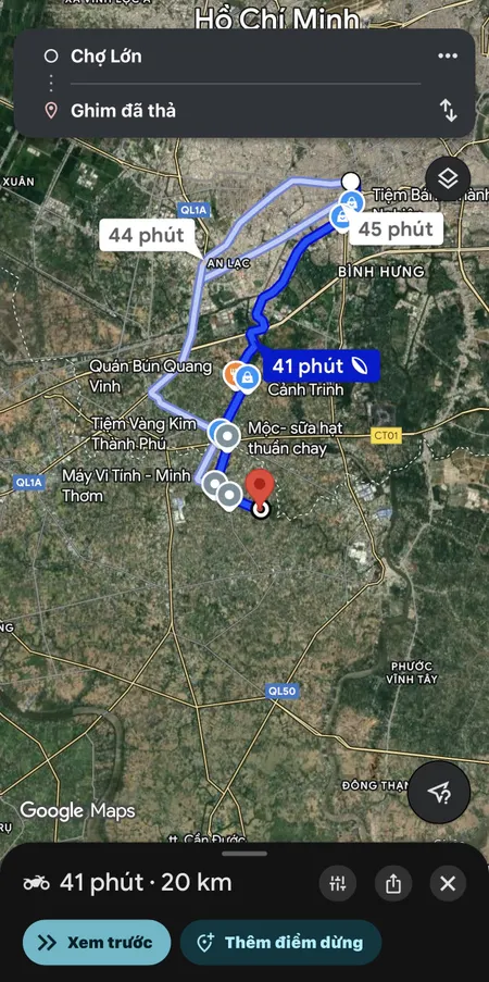 Bán đất tặng nhà 65m2 có gác cách Chợ Lớn HCM 22km làm nhà ở cuối tuần