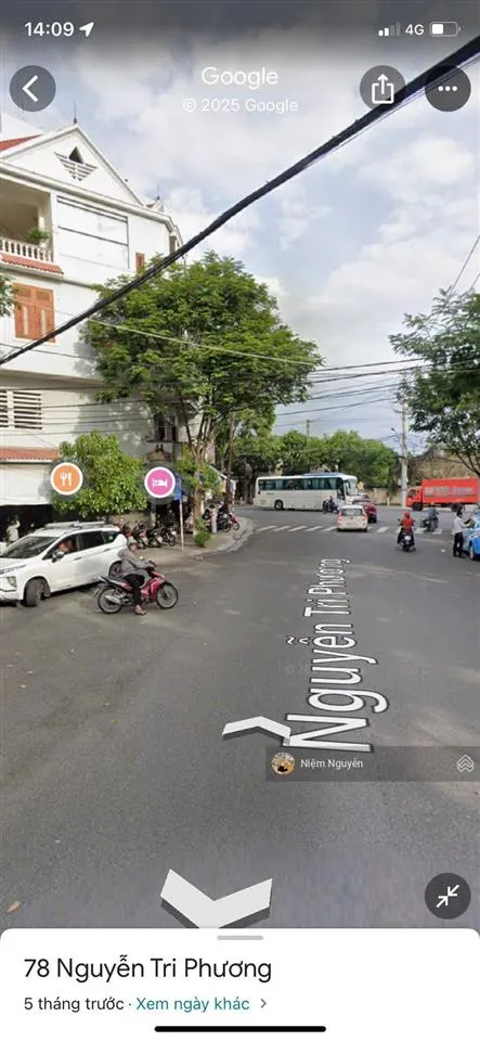Bán đất tặng nhà cấp 4 đường dương quảng hàm dt 85m2 ngang 4m nở hậu, gần biển, giá 6,9 tỷ có tl