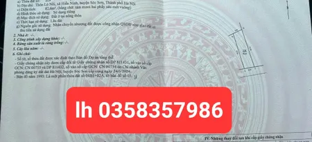 Bán đất 82.6m² ngang 5m giá 2.85 tỷ Xã Nội Bài