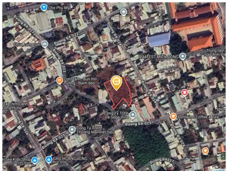 Bán đất 2121.3m² giá 15 tỷ Phường Bình Dương