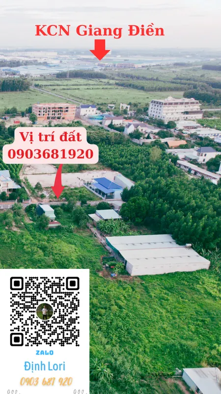 Bán gấp lô đất Xã Giang Điền, Trảng Bom, DT 5x26m, Giá Bán 1.450 tỷ. LH 0903681920