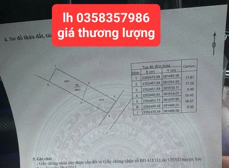 Bán đất 280m² ngang 8m giá 6.99 tỷ Xã Kim Anh