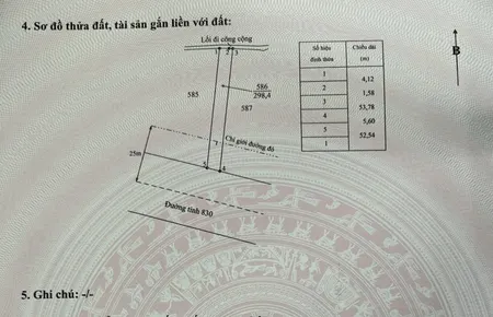Bán đất 298,4m² ngang 5,6m giá 3.3 tỷ Xã Long Sơn, Cần Đước, LA (Mỹ Lệ, Tây Ninh)