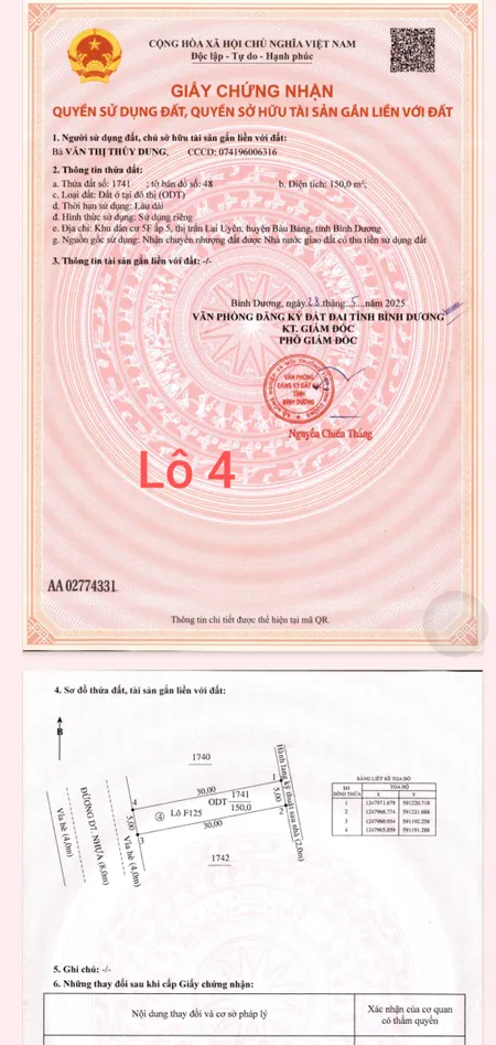 3 lô liền kề 150m đất thổ cư đường D7 khu công nghiệp bàu bàng tp hcm
