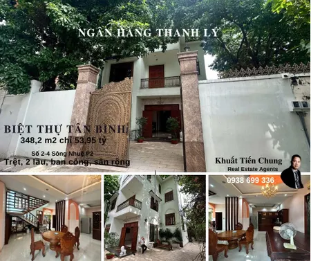 Bán nhà 344m² ngang 18m giá 54 tỷ Phường Tân Sơn Hòa