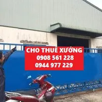 Cho thuê nhà xưởng nằm đường kim cương tân thạnh dông cu chi dt: 2000m giá 50 triêu lh: 0944977229