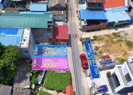 Bán đất 43m² ngang 4,29m . đường nhựa 7m. giá 1.25 tỷ Phường Hòa Bình( Hòa Bình). liên hệ 0362558882