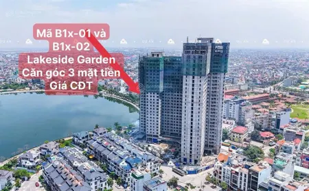 Chỉ 2,69tỷ căn hộ 2pn, 3pn dt 70m2, 80m2, 150m2 lakeside garden view hồ phương lưu vốn từ 800tr