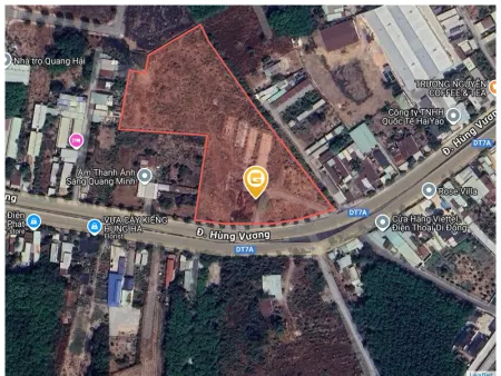 Bán đất 16910.2m² ngang 130m giá 74.7 tỷ Phường Long Nguyên