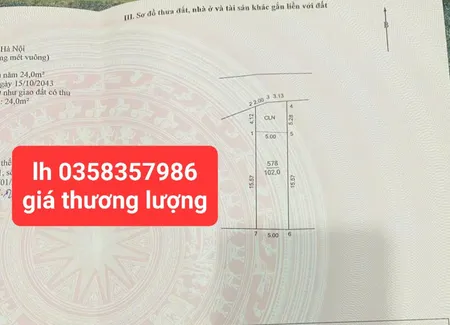 Bán đất 102m² ngang 5m giá 2.2 tỷ Xã Kim Anh