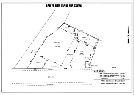 Bán xưởng mặt tiền quốc lộ 1a, quận 12, hơn 2600m2 giá 45 tỷ 3565m2 120 tỷ