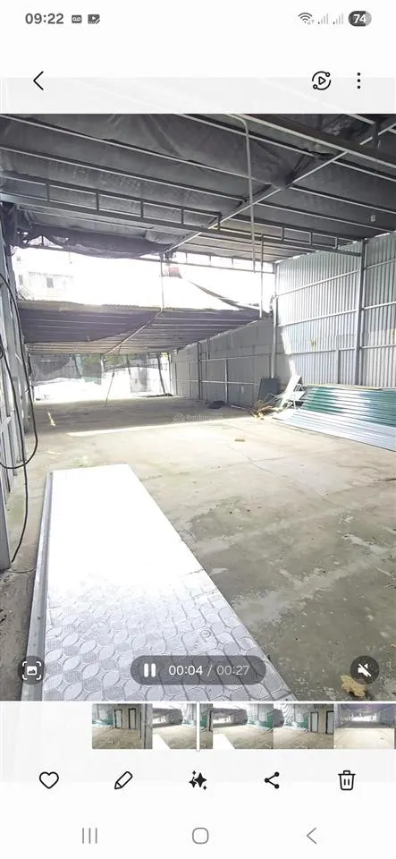 Bán bđs nhà xưởng 192m2 giá 14 triệu/m2