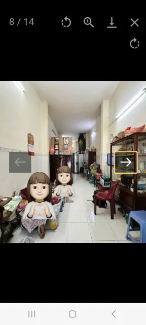 Nhà hẻm xe hơi , 51m2 , 2 lầu , Bình thạnh , giá 7.4 tỷ .
