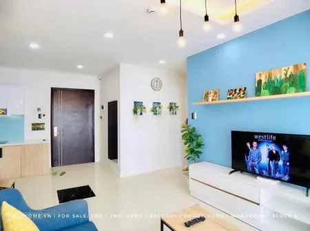 Căn 2PN view sông Hàn, vòng quay mặt trời - tầng cao - diện tích 69m2