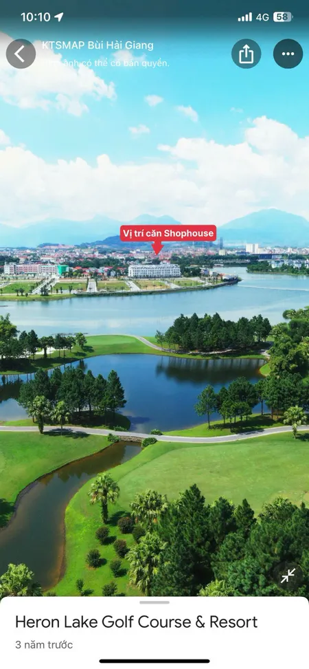 Chính chủ bán nhà phố shophouse KĐT sinh thái Bắc Đầm Vạc view sân Golf 85,2m2 MT 5,5m xây 5T 7.xtỷ