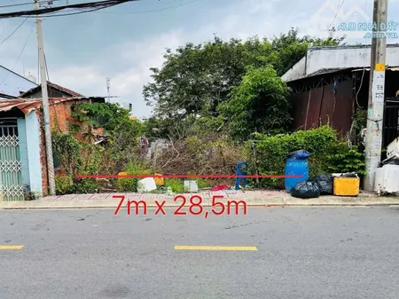 Lô đất full THỔ MT đường Nhưạ 6m,giá 1ty3, Dt ngang 7m dài 28,5m, Tân Thông Hội, Củ Chi