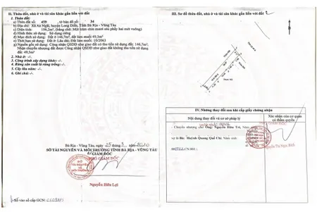 Bán 2 lô đất liền kề đường tình lộ 44A, ngã 3 chợ bến,