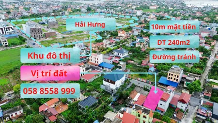 Xã Hải Hưng - xóm 19 - 10m mặt đường tránh