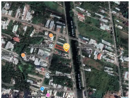 Bán đất 2 MT kênh 30/4 và Huỳnh Phan Hộ 466.8m² ngang 9.8m giá 5 tỷ Phường Sóc Trăng