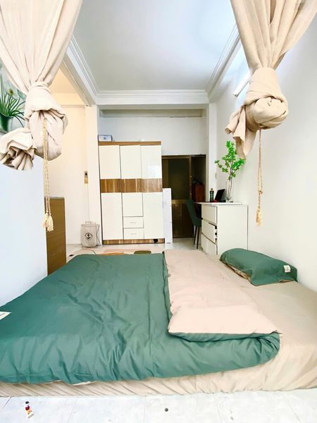 Studio 30m2 lầu 1- full nội thất -có bancol- cho nuôi pet- giờ tự do- free xe để trong nhà- 6 tr/th