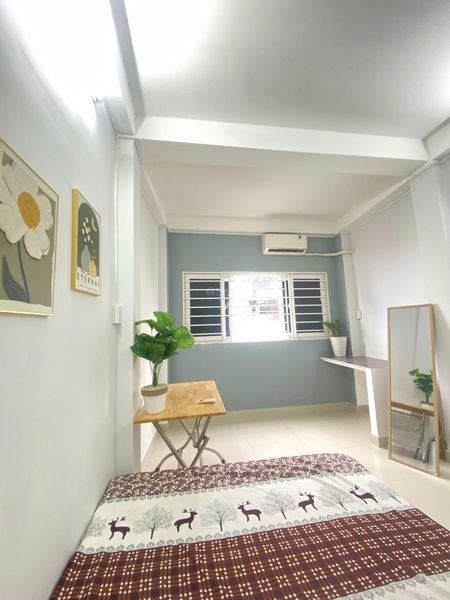 Căn studio cho thuê cửa sổ trời full nội thất riêng tư ngay học viện Hàng Không quận Tân Bình