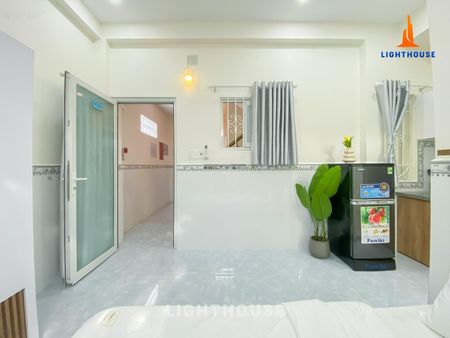 Studio full nt giá rẻ đầy đủ tiện nghi ngay phạm văn bạch gần chợ hạnh thông tây, thang máy