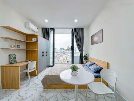 Cho thuê căn hộ quận 7 - studio full nội thất ban công lớn ngay tân kiểng - gần rmit, lotte mart q7