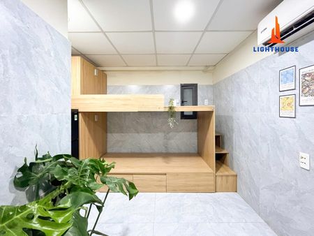 Studio full nt giá rẻ đầy đủ tiện nghi ngay dương quảng hàm sát bên công viên văn hóa, thang máy