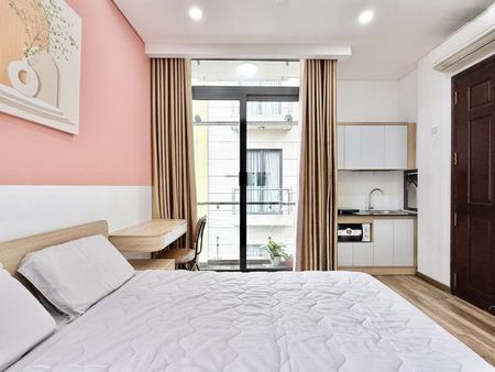 Cho thuê nhà trọ đẹp tại Nguyễn Hữu Cảnh, Bình Thạnh, 6,7 triệu, ban công siêu đẹp.