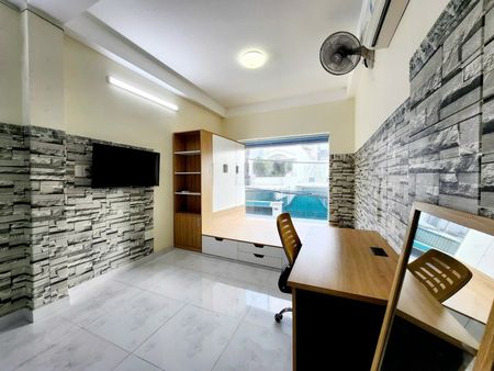 Cho thuê biệt lập nguyên tầng, tiện nghi 30m2, Hòa Hưng, Q10, HCM - Khu biệt thự cao cấp