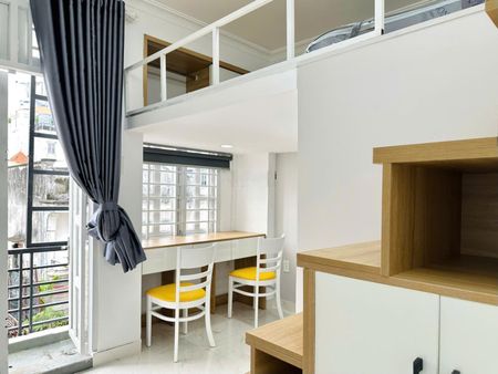 Nhà mới 100% - ban công đầy nắng - full nội thất & duplex - máy giặt riêng Liên hệ 0929459723