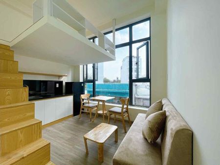 Cho thuê phòng Duplex Nguyễn Thần Hiến Q4 gần cầu Nguyễn Văn Cừ, dễ di chuyển Q1-5