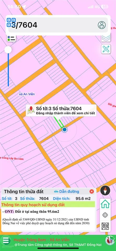 Bán gấp 2 lô liền kề xã an viễn 4m dài 24m một lô 930triệu/1 lô, 1 sẹc trần vĩnh lộc. ngay kcn.