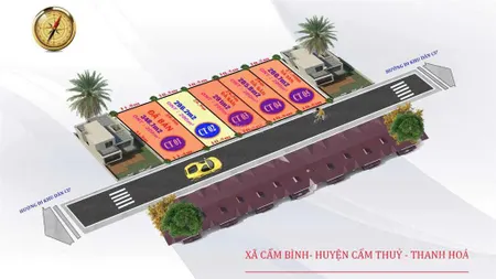 Sốc 1tr/m2 bán đất cẩm bình, cẩm thủy, thanh hóa, giá tốt 320 triệu, 296.2m2