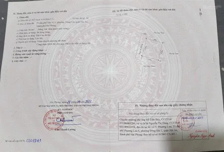 Cần bán lô đất ngõ 265 cát vũ, tràng cát 40m2 giá chỉ 990 triệu