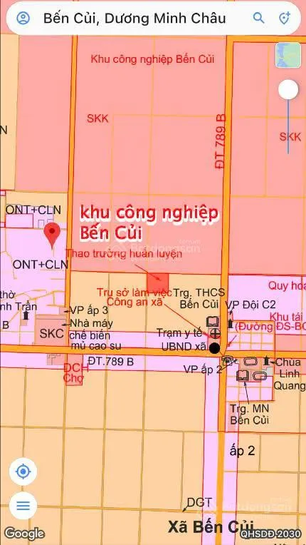 Bán 2 lô đất nền đẹp ngay kcn bến củi giá rẻ chỉ 350 triệu/lô