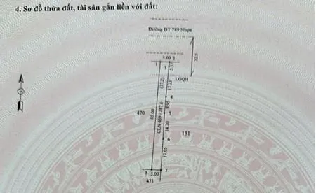 Bán đất tại đường 789, xã hưng thuận, trảng bàng, tây ninh, giá cực chất 1,5 tỷ, 287,6 m2