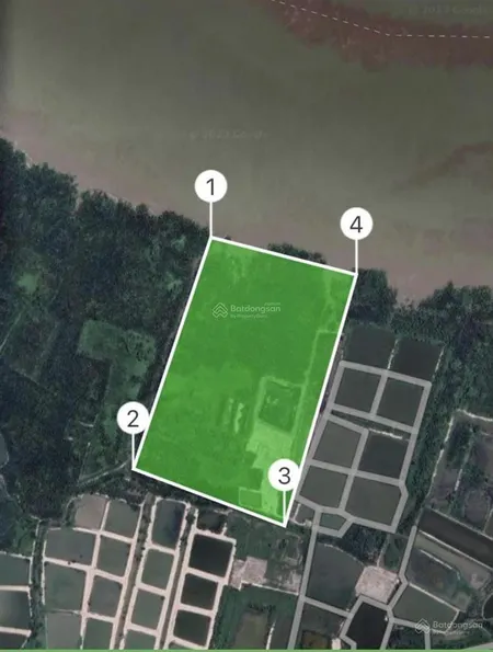 Cần bán 12.000m2 mặt sông 70x120m bình khánh cần giờ hcm 26 tỷ cách q1 20km gửi ae mg 2% hh