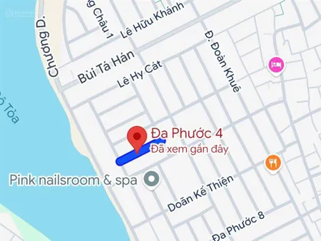 Bán lô đất sạch đẹp đường đa phước 4, khu nam việt á giá tốt 8,8 tỷ
