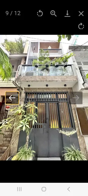 Nhà hẻm xe hơi , 33m2 , 2 lầu , Bình Thạnh , giá 6 tỷ .