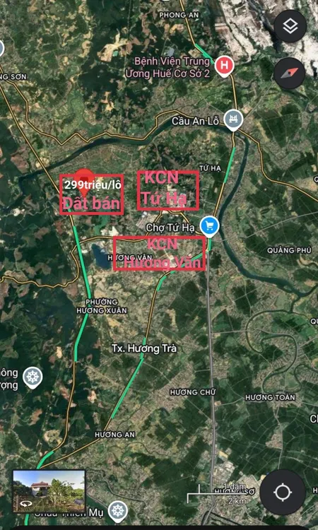 Block F0 Hương Vân gần cụm KCN Hương Trà Tp Huế